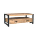 Salontafel Britt met vier lades Naturel  Mangohout  120 cm