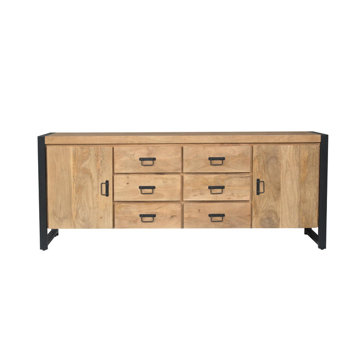 Dressoir Britt Naturel Mangohout  200 cm