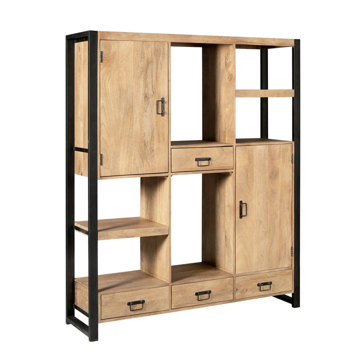 Vakkenkast Britt Naturel Mangohout  150 cm