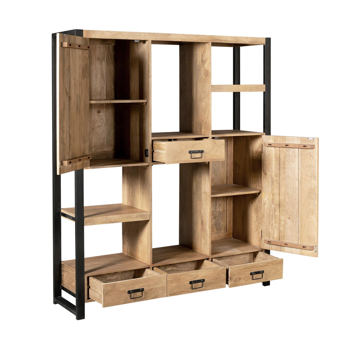 Vakkenkast Britt Naturel Mangohout  150 cm