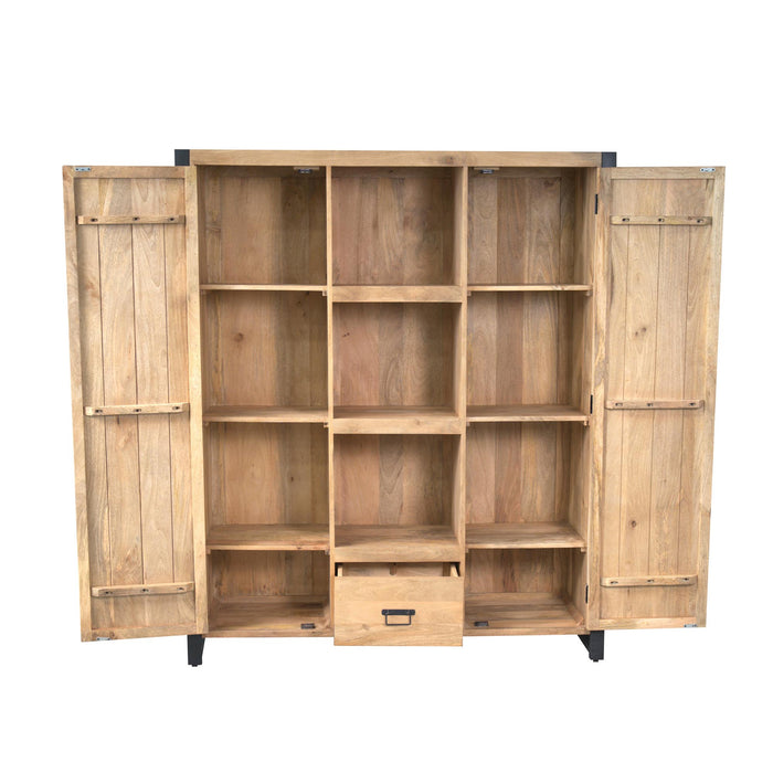 Boekenkast Britt Naturel Mangohout  150 cm