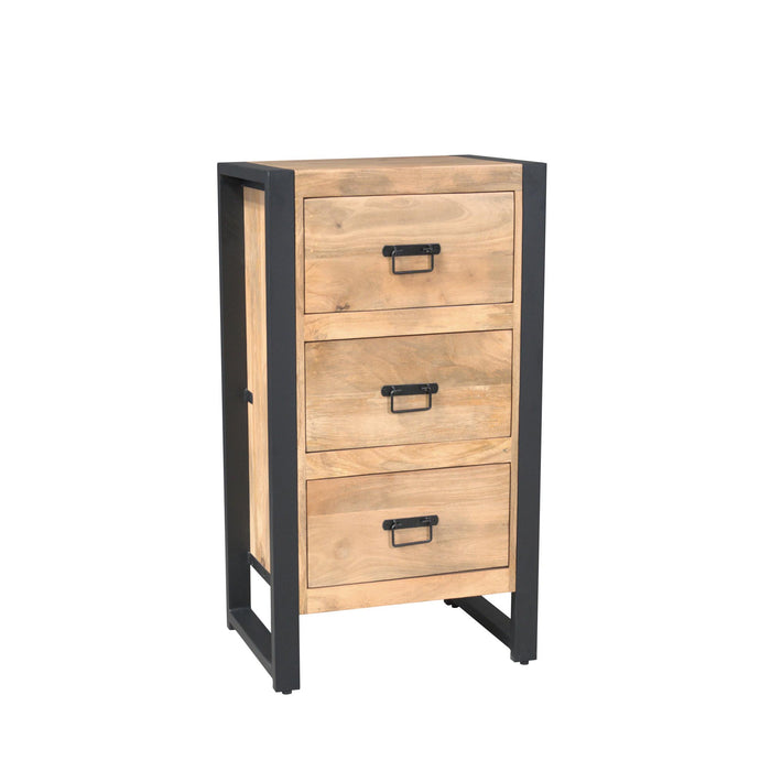Halkast Britt met lades Naturel Mangohout 55 cm