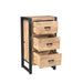 Halkast Britt met lades Naturel Mangohout 55 cm