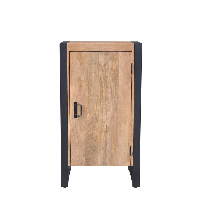 Halkast Britt met deur Naturel Mangohout 55 cm