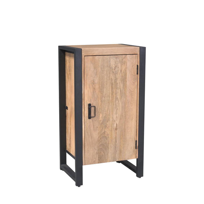 Halkast Britt met deur Naturel Mangohout 55 cm