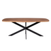 Deens ovale eettafel Elegance Naturel Mangohout 200 cm
