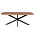 Deens ovale eettafel Elegance Naturel Mangohout 240 cm