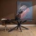 Deens ovale eettafel Elegance Zwart Mangohout 240 cm