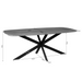 Deens ovale eettafel Elegance Zwart Mangohout 200 cm