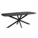 Deens ovale eettafel Elegance Zwart Mangohout 240 cm
