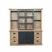 Vitrinekast Noa Naturel Mangohout 200 cm
