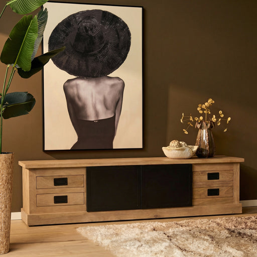 Tv meubel Noa  Naturel Mangohout 200 cm