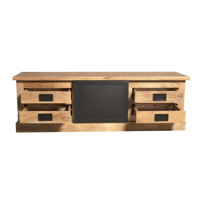 Tv meubel Noa  Naturel Mangohout 155 cm