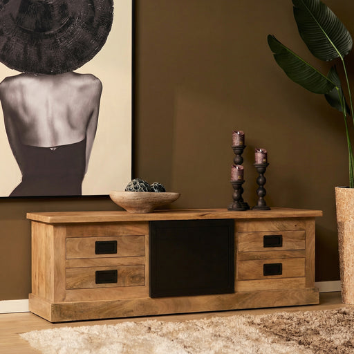 Tv meubel Noa  Naturel Mangohout 155 cm