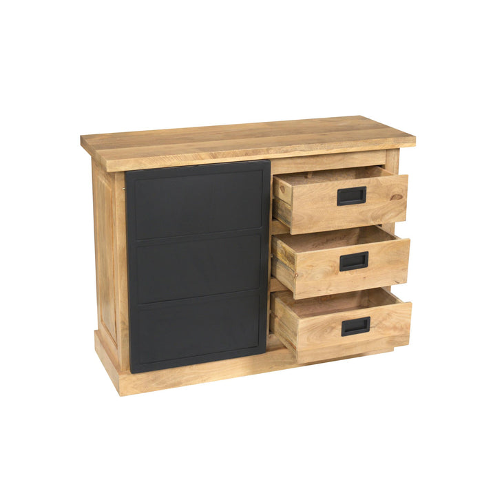 Ladekast Noa  Naturel Mangohout 100 cm