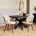 Ronde eettafel Denver Zwart Mangohout 130 cm