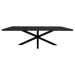 Eettafel Denver Zwart Mangohout 300 cm