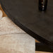 Ovale eettafel Denver Zwart Mangohout 180 cm