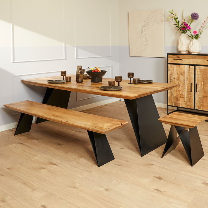 Eettafel Extense Naturel Mangohout 200 cm