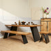 Eettafel Extense Naturel Mangohout 240 cm