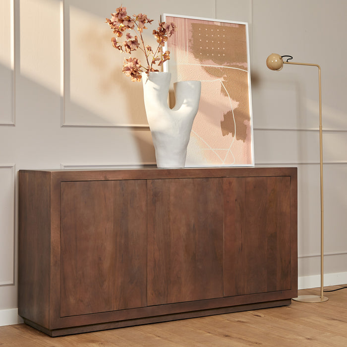Vierkante salontafel Brussel Walnoot Mangohout 80 cm