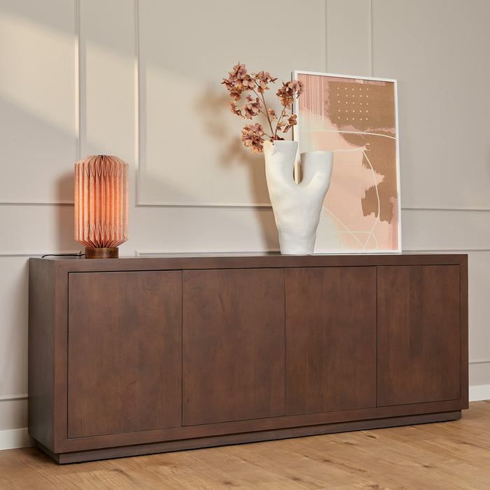 Vierkante salontafel Brussel Walnoot Mangohout 80 cm