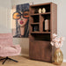 Vierkante salontafel Brussel Walnoot Mangohout 80 cm