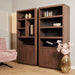 Vierkante salontafel Brussel Walnoot Mangohout 80 cm