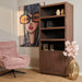 Vierkante salontafel Brussel Walnoot Mangohout 80 cm