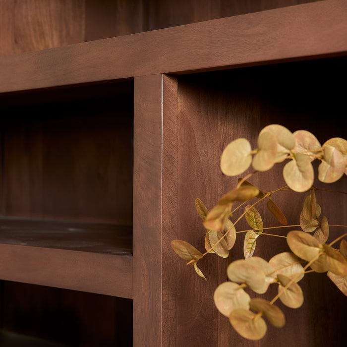 Vierkante salontafel Brussel Walnoot Mangohout 80 cm