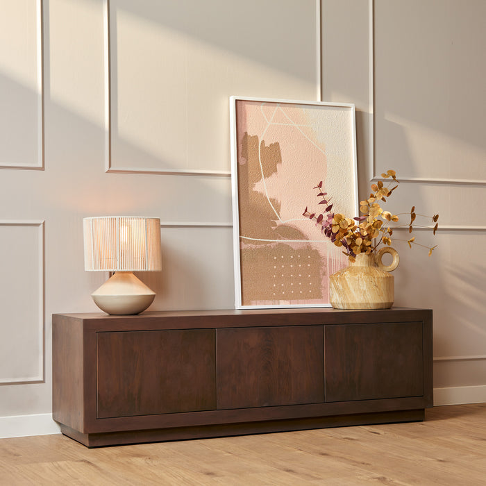 Vierkante salontafel Brussel Walnoot Mangohout 80 cm