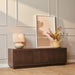 Vierkante salontafel Brussel Walnoot Mangohout 80 cm