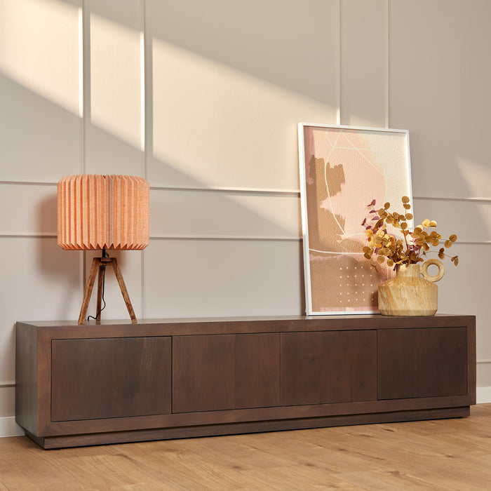 Vierkante salontafel Brussel Walnoot Mangohout 80 cm