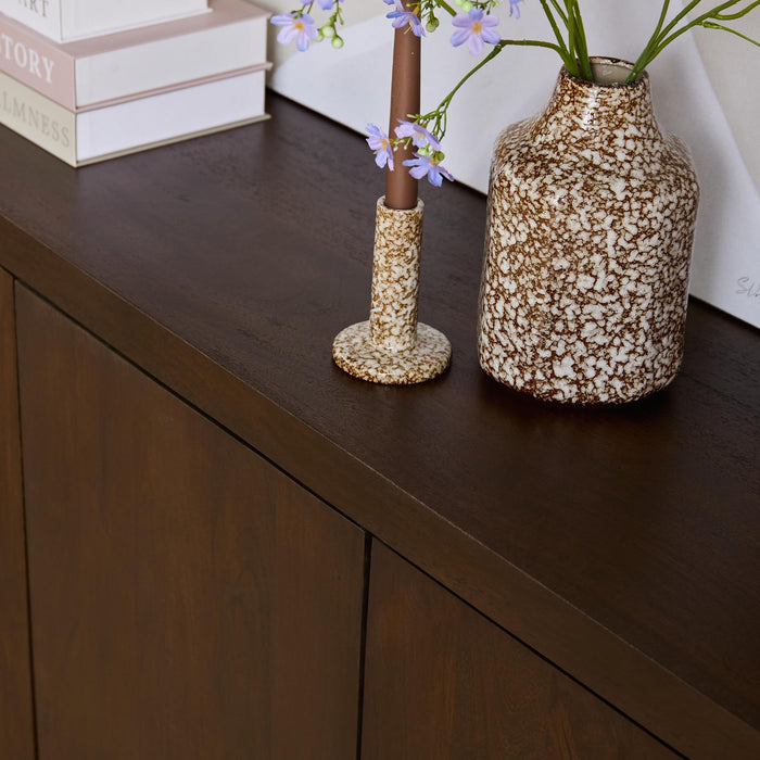 Dressoir Brussel Bruin Mangohout 200 cm