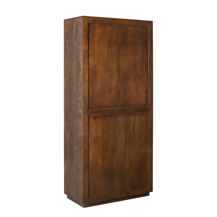 Vakkenkast Brussel Bruin Mangohout 90 cm