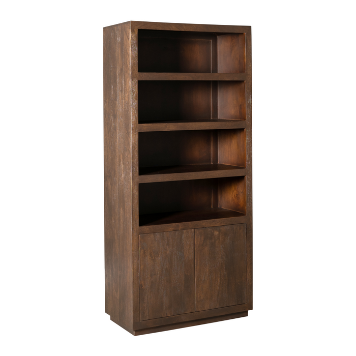 Boekenkast Brussel Bruin Mangohout 90 cm