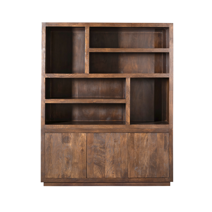 Vakkenkast Brussel XL Bruin Mangohout 160 cm