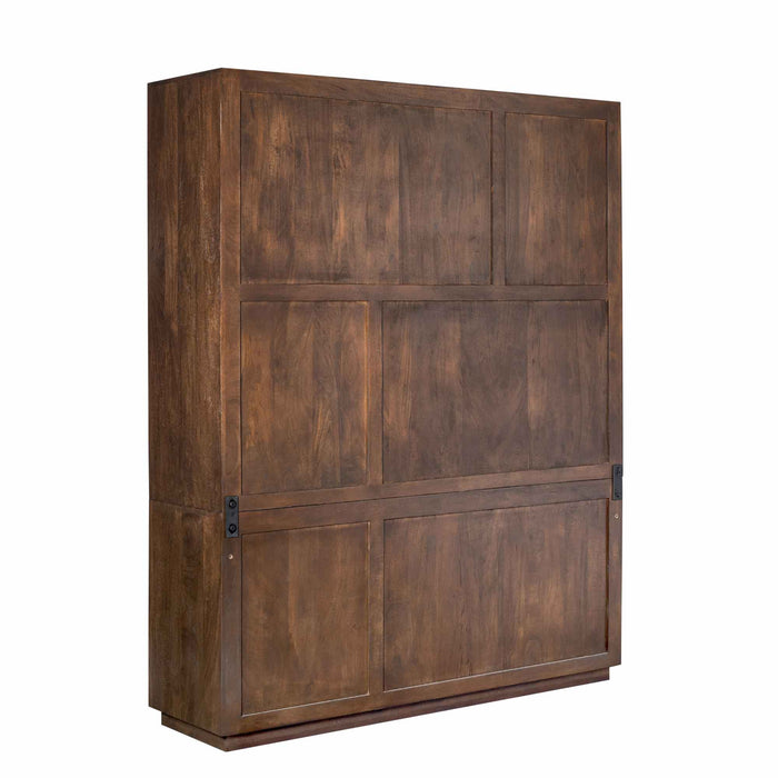Vakkenkast Brussel XL Bruin Mangohout 160 cm