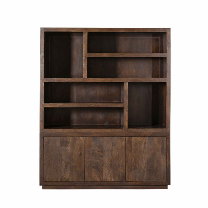 Vakkenkast Brussel XL Bruin Mangohout 160 cm