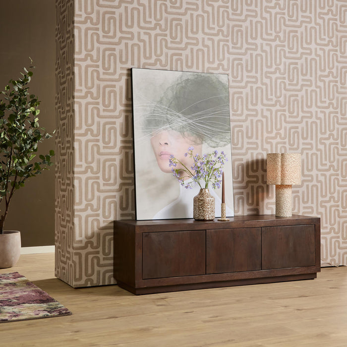 Tv meubel Brussel Bruin Mangohout 150 cm