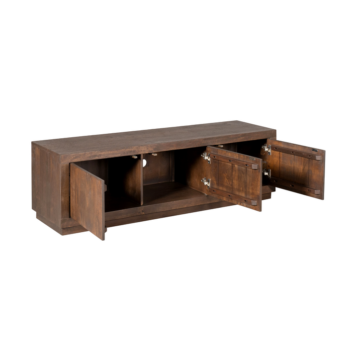 Tv meubel Brussel Bruin Mangohout 150 cm