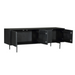 Tv meubel Madison Zwart Mangohout 165 cm