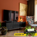 Tv meubel Madison Zwart Mangohout 165 cm