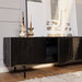Tv meubel Madison Zwart Mangohout 210 cm