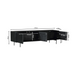 Tv meubel Madison Zwart Mangohout 210 cm