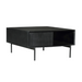 Vierkante salontafel Madison Zwart Mangohout 80 cm