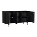 Dressoir Madison Zwart Mangohout 165 cm