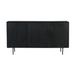 Dressoir Madison Zwart Mangohout 165 cm