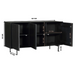 Dressoir Madison Zwart Mangohout 165 cm