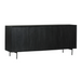 Dressoir Madison Zwart Mangohout 210 cm